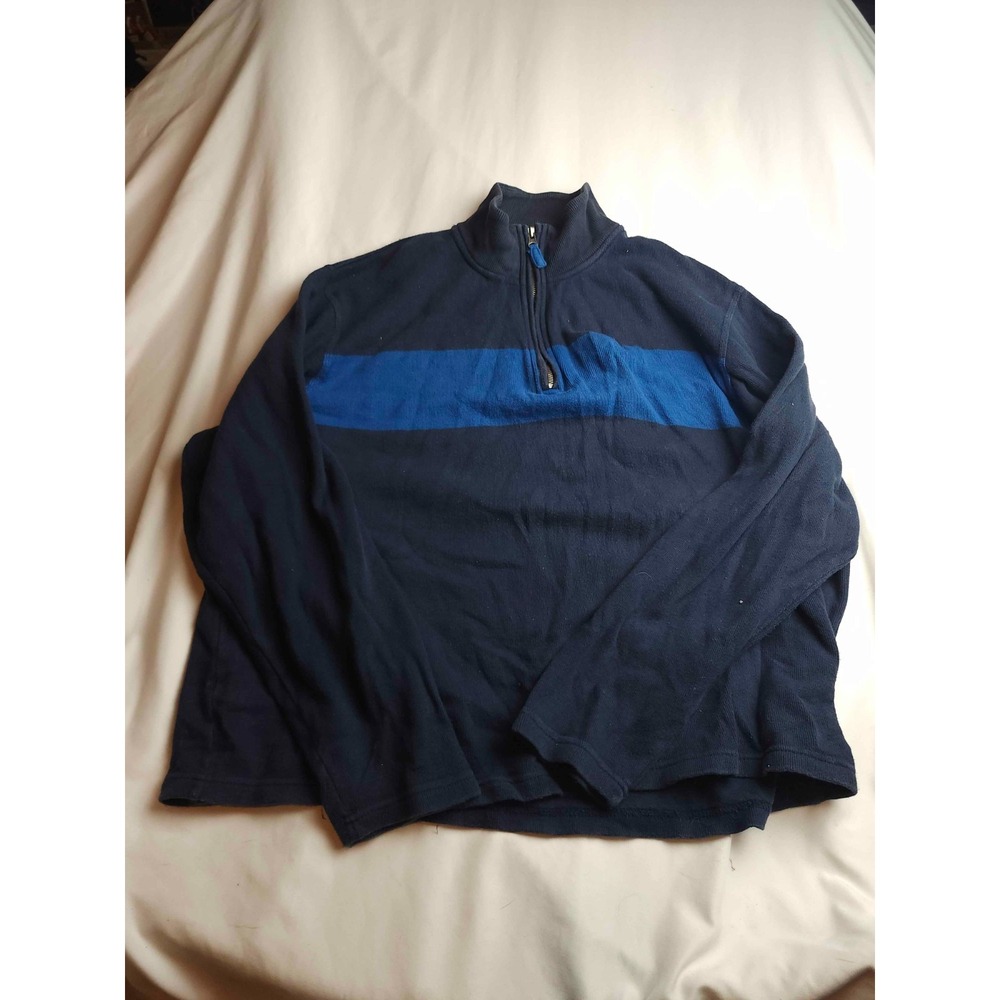 Old Navy Sweater Mens XXL Blue Preppy Athleisure Gorpcore Pullover 1/4 Zip